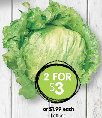 Spudshed Lettuce offer