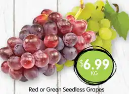 Spudshed Red or green seedless grapes offer