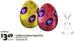 Campbells Wholesale Cadbury Hollow Egg offer