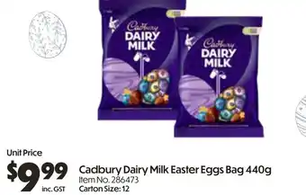 Campbells Wholesale Cadbury dairy milk easter eggs bag offer