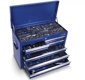 Total Tools Hrd 198 piece 26" 7 drawer chest tool kit offer