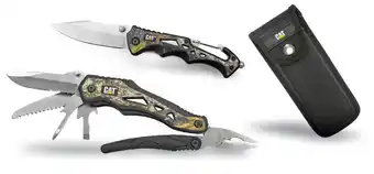 Total Tools Cat realtree camo knife & multi-tool set offer