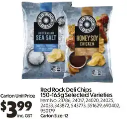 Campbells Wholesale Red Rock Deli Chips offer