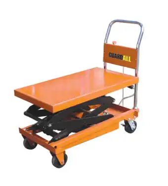 Total Tools Guardall 350kg scissor lift offer