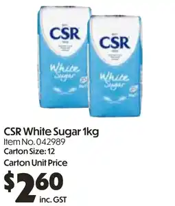 Campbells Wholesale Csr white sugar offer