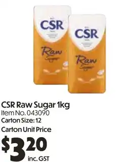 Campbells Wholesale Csr raw sugar offer