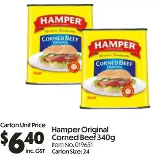 Campbells Wholesale Hamper original corned beef offer