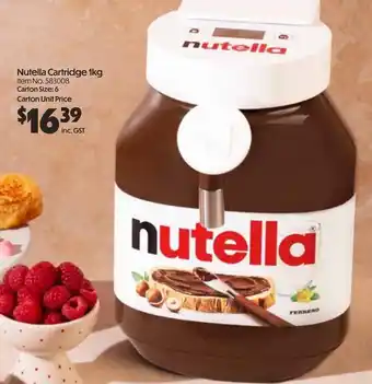 Campbells Wholesale Nutella cartridge offer