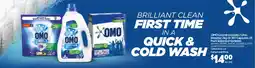 Campbells Wholesale Omo laundry liquid 2 litre, powder 2kg or 3in1 capsules 28 offer