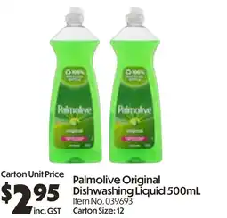 Campbells Wholesale Palmolive original dishwashing liquid offer