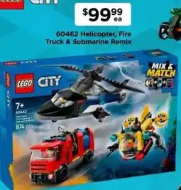 Toyworld 60462 helicopter, fire truck & submarine remix offer