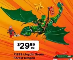 Toyworld 71829 lloyd's green forest dragon offer