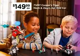 Toyworld 71497 cooper's tiger mech & zero's hot rod car offer