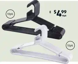 ALDI Premium Plastic Hangers offer