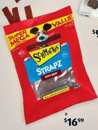 ALDI Schmackos Strapz with Beef offer