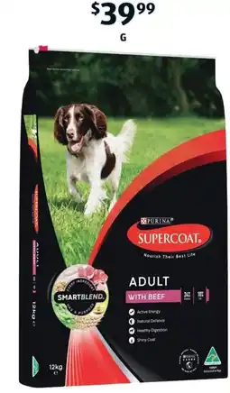 ALDI Supercoat dry dog food offer