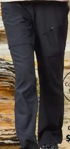 ALDI Adult's Convertible Hiking Pants offer