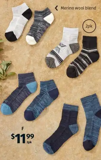 ALDI Adult's Hiking Socks offer