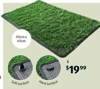 ALDI Faux Grass Mat offer