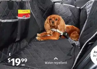 ALDI Car Pet Hammock offer