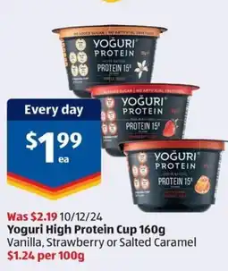 ALDI Yoguri High Protein Cup offer