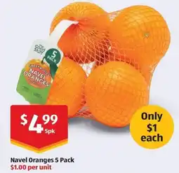 ALDI Navel Oranges offer