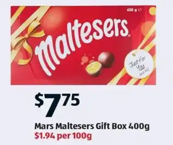 ALDI Mars Maltesers Gift Box offer