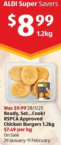 ALDI Chicken Burgers offer