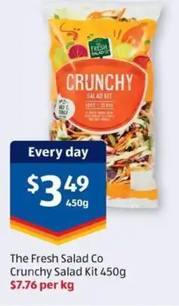 ALDI The Fresh Salad Co Crunchy Salad Kit offer