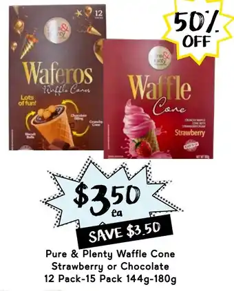 Drakes Pure & Plenty Waffle Cone offer