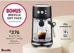 Harvey Norman Breville 'the Bambino Coffee Machine offer