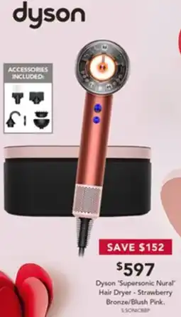 Harvey Norman Dyson 'Supersonic Nural" Hair Dryer offer