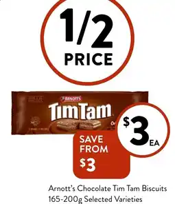 Foodworks Arnott's Chocolate Tim Tam offer