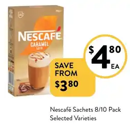 Foodworks Nescafé Sachets offer