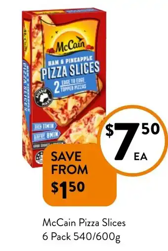 Foodworks McCain Pizza Slices offer