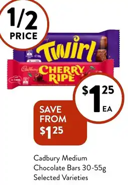 Foodworks Cadbury Medium offer