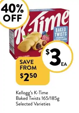 Foodworks Kellogg's K-Time offer