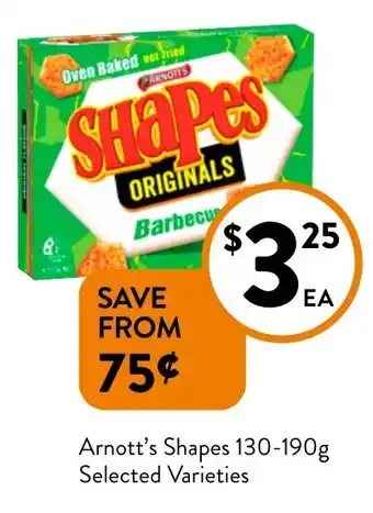 Foodworks Arnott's Shapes offer