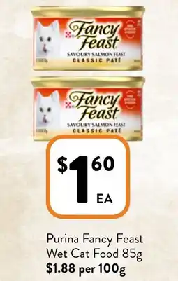 Foodworks Purina Fancy Feast Wet Cat Food offer