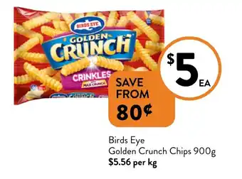 Foodworks Birds Eye Golden Crunch Chips offer