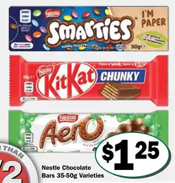 Friendly Grocer Nestle Chocolate Bars offer