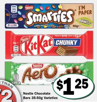 Friendly Grocer Nestle Chocolate Bars offer