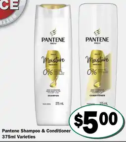 Friendly Grocer Pantene Shampoo & Conditioner offer