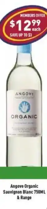 Liquor Legends Angove Organic Sauvignon Blanc offer