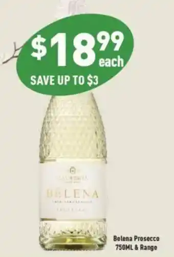 Liquor Legends Belena Prosecco offer