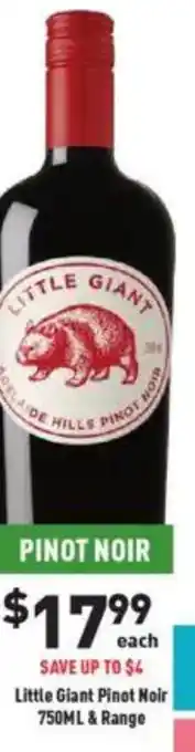 Liquor Legends Little Giant Pinot Noir offer