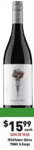 Liquor Legends Wildflower Shiraz offer