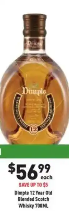 Liquor Legends Dimple 12 Year Old Blended Scotch Whisky offer