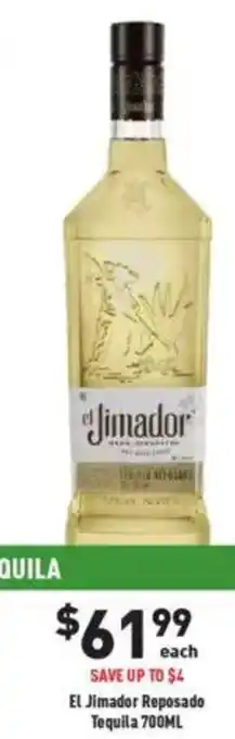 Liquor Legends El Jimador Reposado Tequila offer