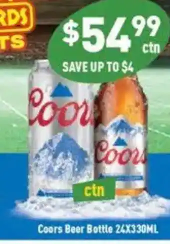 Liquor Legends Coors Beer Bottle offer